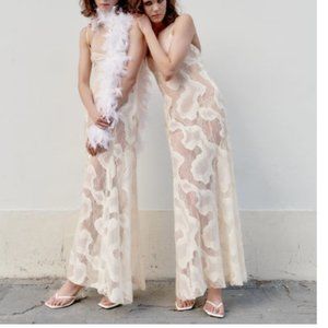 White Lace Slip Dress